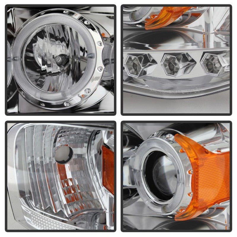 Spyder Dodge Ram 1500 02-05/Ram 2500 03-05 Projector Headlights LED Halo LED Chrm PRO-YD-DR02-HL-C Spyder Dodge Ram 1500 02-05/Ram 2500 03-05 Projector Headlights LED Halo LED Chrm PRO-YD-DR02-HL-C