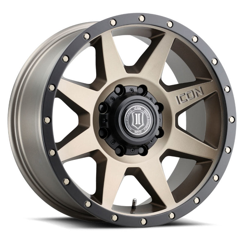 ICON Rebound 20x9 8x170 6mm Offset 5.25in BS Bronze Wheel ICON Rebound 20x9 8x170 6mm Offset 5.25in BS Bronze Wheel