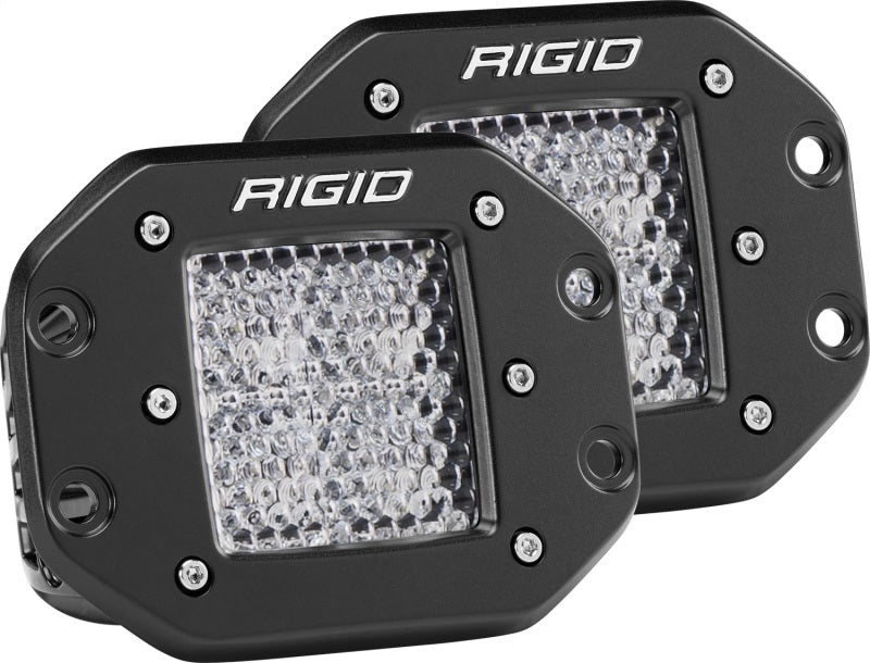 Rigid Industries Dually - Flush Mount - 60 Deg. Lens - Set of 2 Rigid Industries Dually - Flush Mount - 60 Deg. Lens - Set of 2
