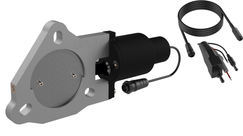 QTP 3in Bolt-On QTEC Electric Cutout Valve for Borla Exhausts - Single QTP 3in Bolt-On QTEC Electric Cutout Valve for Borla Exhausts - Single