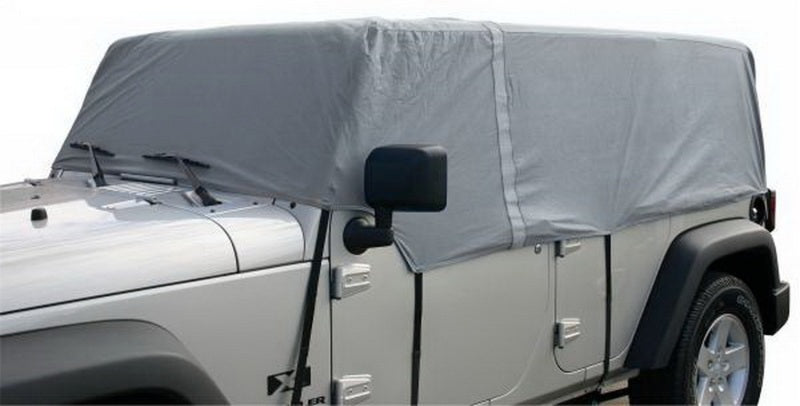 Rampage 2007-2018 Jeep Wrangler(JK) Unlimited Car Cover 4 Layer - Grey Rampage 2007-2018 Jeep Wrangler(JK) Unlimited Car Cover 4 Layer - Grey