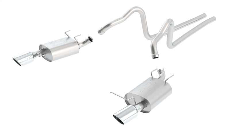 Borla 11-12 Ford Mustang 3.7L AT/MT RWD 2dr ATAK SS Catback Exhaust Borla 11-12 Ford Mustang 3.7L AT/MT RWD 2dr ATAK SS Catback Exhaust