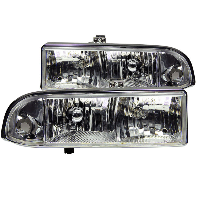ANZO 1998-2005 Chevrolet S-10 Crystal Headlights Chrome ANZO 1998-2005 Chevrolet S-10 Crystal Headlights Chrome