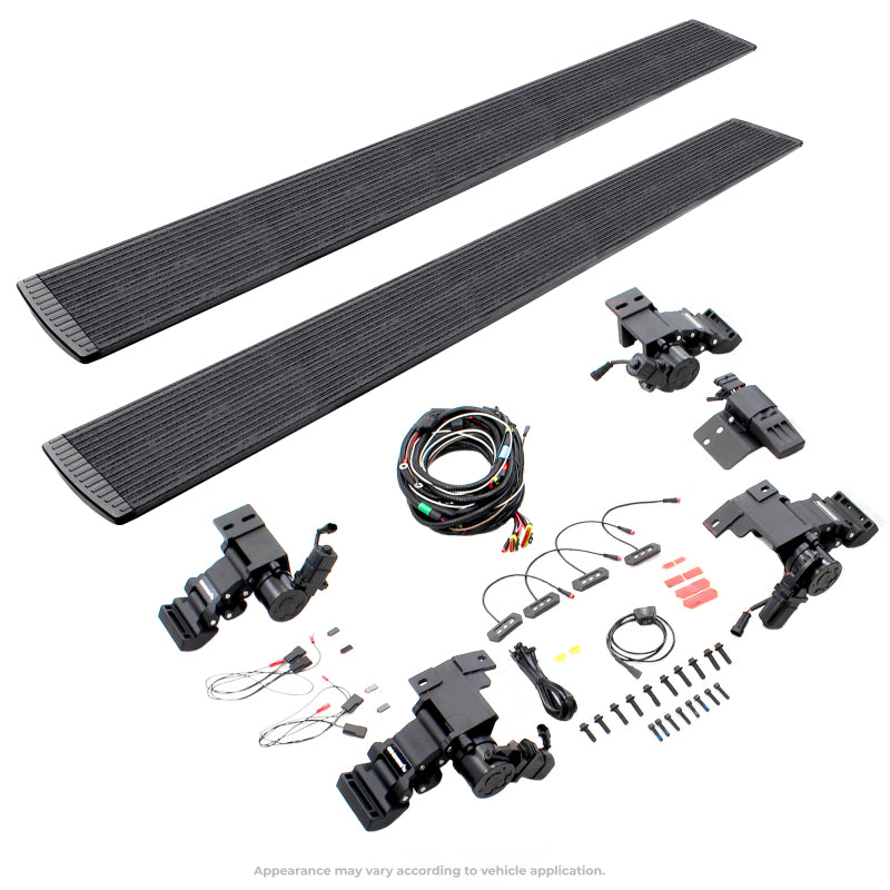 RealTruck 15-24 Ford F-150 CC 4dr VoltStep Electric Running Board Kit - Bedliner Coat RealTruck 15-24 Ford F-150 CC 4dr VoltStep Electric Running Board Kit - Bedliner Coat