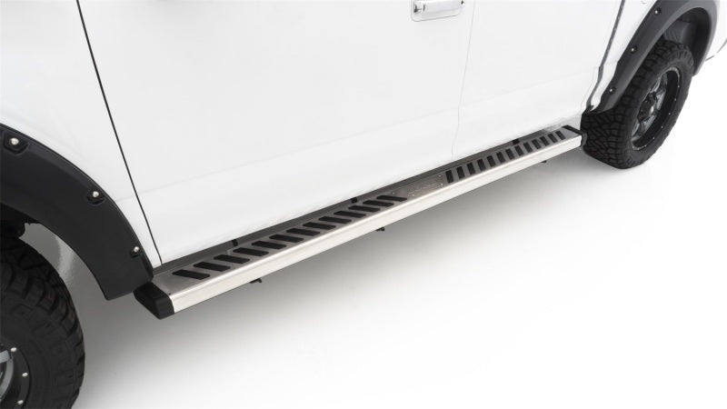 Lund 15-18 Ford F-150 SuperCrew Summit Ridge 2.0 Running Boards - Stainless Lund 15-18 Ford F-150 SuperCrew Summit Ridge 2.0 Running Boards - Stainless