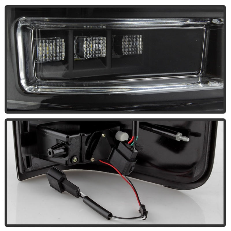 Spyder 04-08 Ford F-150 Projector Tail Lights - Light Bar DRL LED - Black ALT-YD-FF15004V2-LBLED-BK Spyder 04-08 Ford F-150 Projector Tail Lights - Light Bar DRL LED - Black ALT-YD-FF15004V2-LBLED-BK