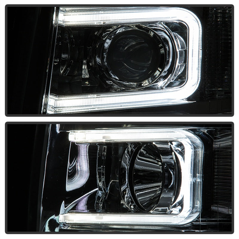 Xtune Chevy Silverado 1500/2500/3500 07-13 Halo Projector Headlights Chrome PRO-JH-CS07-LED-C Xtune Chevy Silverado 1500/2500/3500 07-13 Halo Projector Headlights Chrome PRO-JH-CS07-LED-C