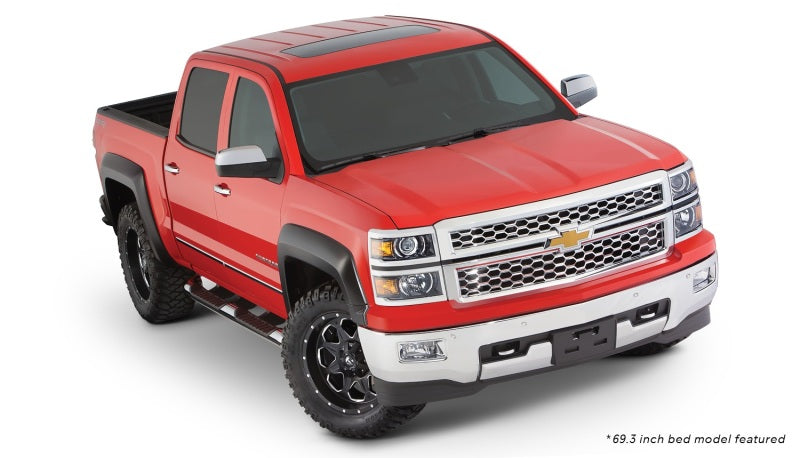 Bushwacker 15-18 Chevy Silverado 2500 HD Fleetside Extend-A-Fender Style Flares 4pc - Black Bushwacker 15-18 Chevy Silverado 2500 HD Fleetside Extend-A-Fender Style Flares 4pc - Black