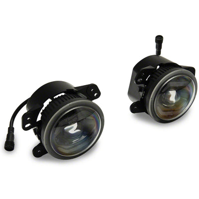 Raxiom 10-23 Jeep Wrangler JK & JL Axial Series LED DRL Fog Lights