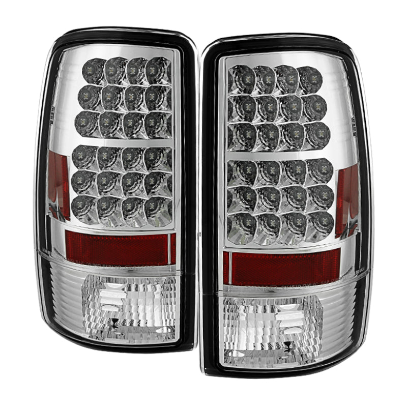 Spyder Chevy Suburban/Tahoe 1500/2500 00-06/GMC Yukon LED Tail Lights Chrome ALT-YD-CD00-LED-C Spyder Chevy Suburban/Tahoe 1500/2500 00-06/GMC Yukon LED Tail Lights Chrome ALT-YD-CD00-LED-C