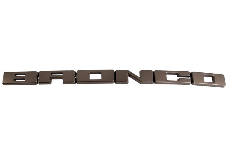 Ford Racing 2021+ Bronco Grille Lettering Overlay Kit - Bronze Ford Racing 2021+ Bronco Grille Lettering Overlay Kit - Bronze