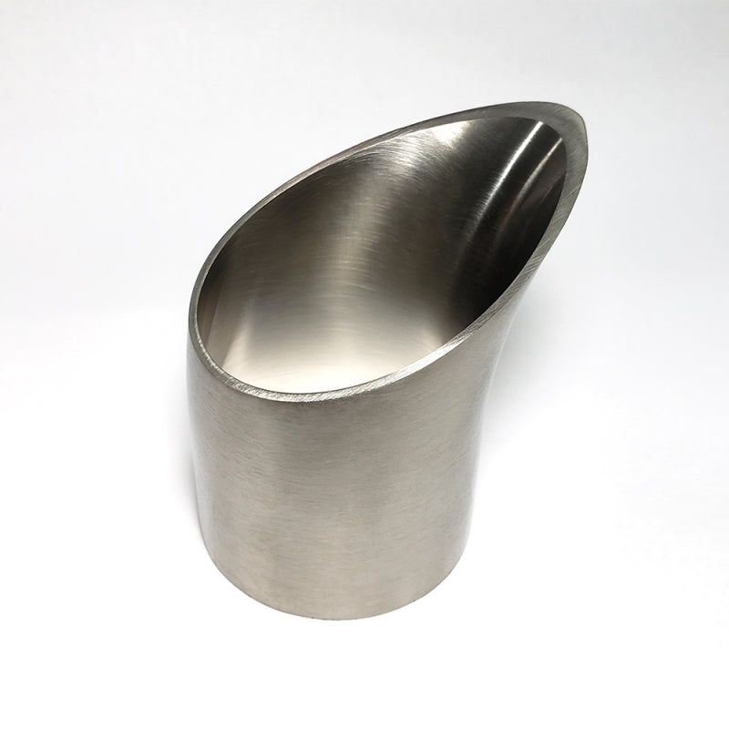 Ticon Industries SS304 2.5in Teardrop Exhaust Tip - Sequence Manufacturing Ticon Industries SS304 2.5in Teardrop Exhaust Tip - Sequence Manufacturing