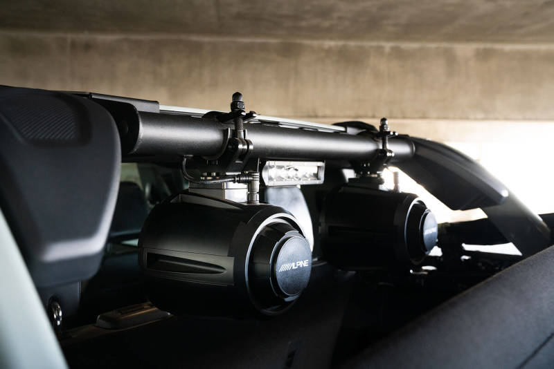 DV8 Offroad 21-22 Ford Bronco 4dr Rear Speaker & Light Mount Bar DV8 Offroad 21-22 Ford Bronco 4dr Rear Speaker & Light Mount Bar