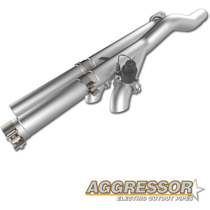 QTP 17-18 Ford Raptor EC/CC 2.5in 304SS Aggressor Cutout Dual Mid Pipes QTP 17-18 Ford Raptor EC/CC 2.5in 304SS Aggressor Cutout Dual Mid Pipes