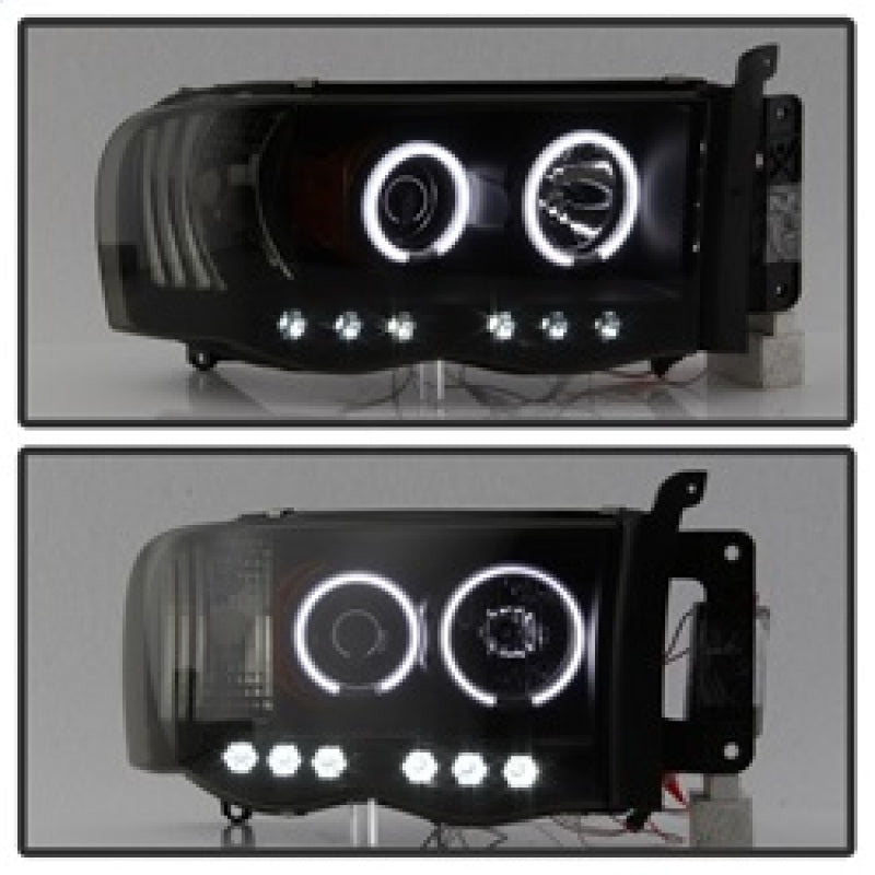 Spyder Dodge Ram 1500 02-05 03-05 Projector Headlights CCFL Halo LED Blk Smke PRO-YD-DR02-CCFL-BSM Spyder Dodge Ram 1500 02-05 03-05 Projector Headlights CCFL Halo LED Blk Smke PRO-YD-DR02-CCFL-BSM