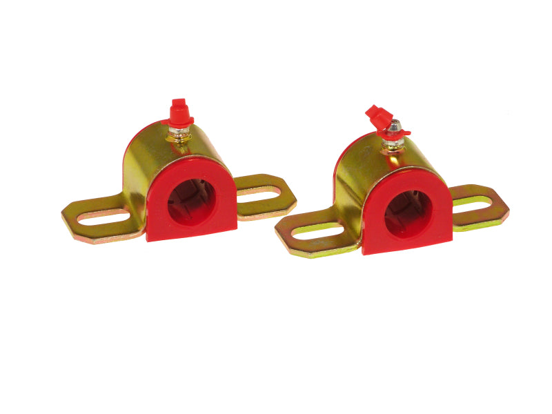 Prothane Universal Greasable Sway Bar Bushings - 13/16in - Type A Bracket - Red Prothane Universal Greasable Sway Bar Bushings - 13/16in - Type A Bracket - Red