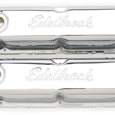 Edelbrock Valve Cover Signature Series Ford 260-289-302-351W CI V8 Chrome