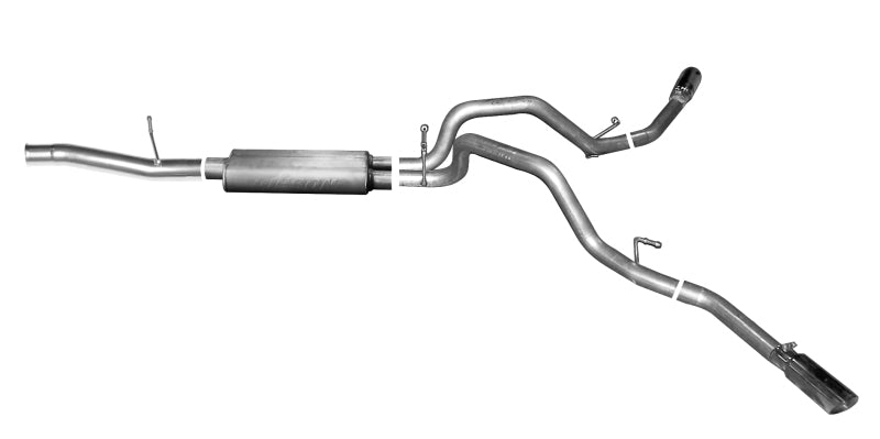 Gibson 14-19 Cadillac Escalade Base 6.2L 3.5in/2.25in Cat-Back Dual Extreme Exhaust - Aluminized Gibson 14-19 Cadillac Escalade Base 6.2L 3.5in/2.25in Cat-Back Dual Extreme Exhaust - Aluminized
