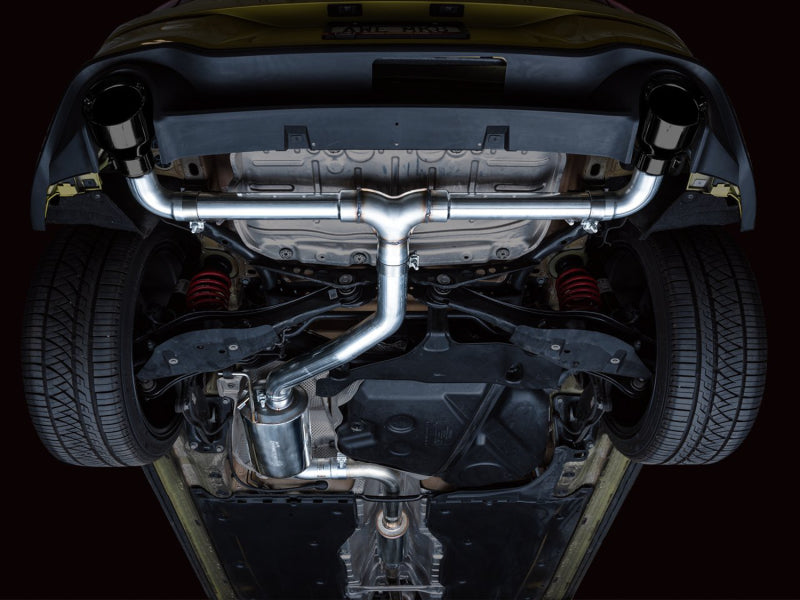 AWE 2022 VW GTI MK8 Touring Edition Exhaust - Diamond Black Tips AWE 2022 VW GTI MK8 Touring Edition Exhaust - Diamond Black Tips