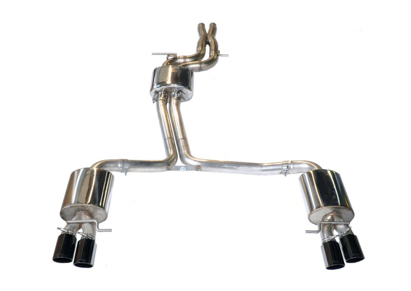 AWE Tuning Audi B8 S5 4.2L Touring Edition Exhaust System - Diamond Black Tips AWE Tuning Audi B8 S5 4.2L Touring Edition Exhaust System - Diamond Black Tips