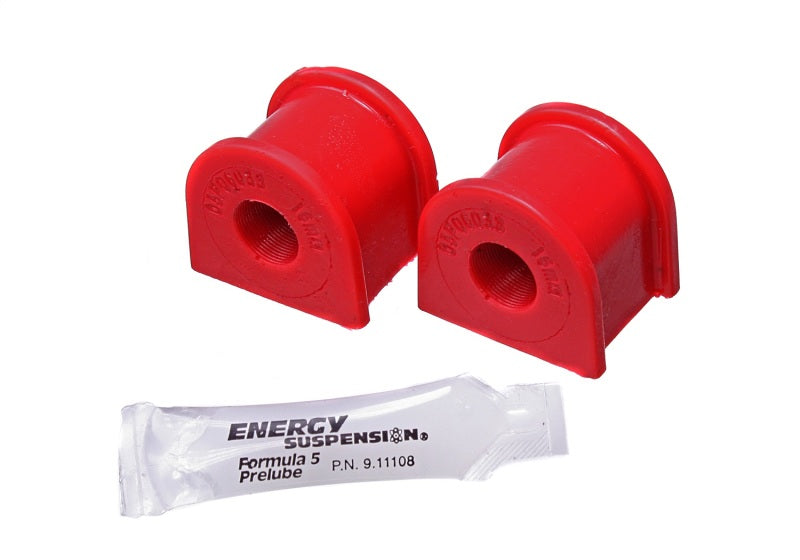 Energy Suspension 08-14 Subaru WRX Red 16mm Rear Sway Bar Bushing Set Energy Suspension 08-14 Subaru WRX Red 16mm Rear Sway Bar Bushing Set