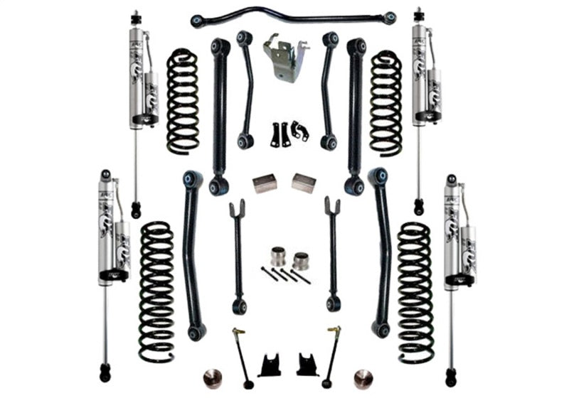 Superlift 07-18 Jeep Wrangler JK 4WD 4in Suspension Lift Kit w/ Fox 2.0 Res Shocks Superlift 07-18 Jeep Wrangler JK 4WD 4in Suspension Lift Kit w/ Fox 2.0 Res Shocks