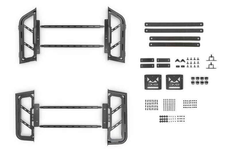 DV8 Offroad 07-23 Toyota Tundra / 09-23 Ford F150 Raptor MTO Series Bed Rack -  2pc Adj. DV8 Offroad 07-23 Toyota Tundra / 09-23 Ford F150 Raptor MTO Series Bed Rack -  2pc Adj.