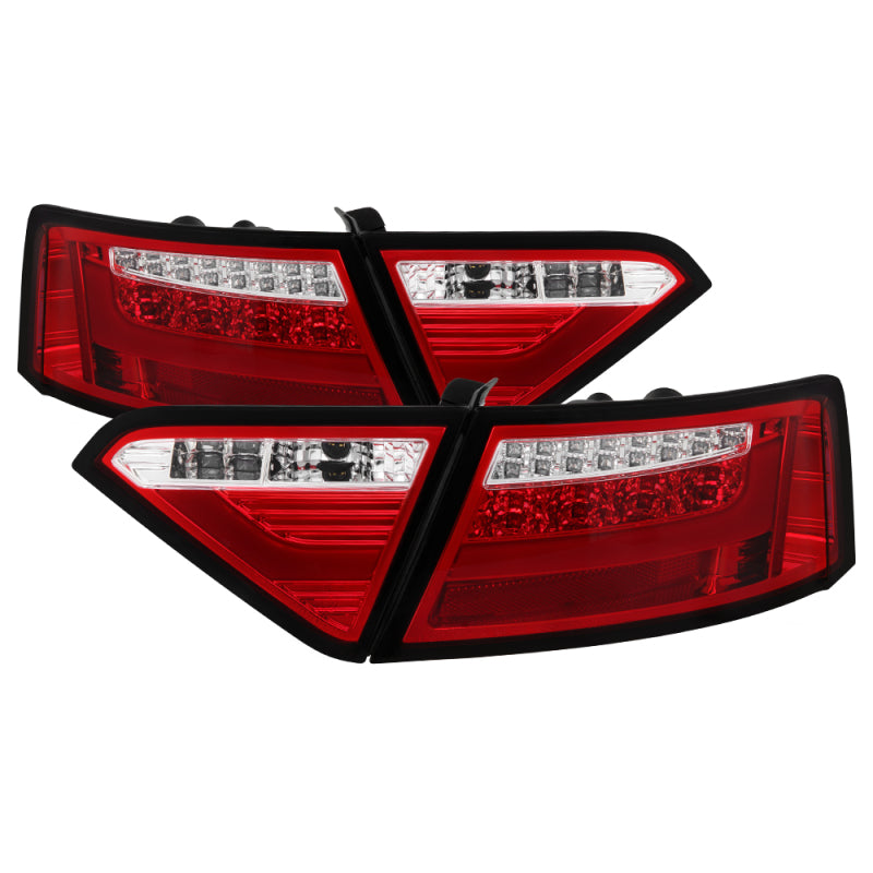 Spyder 08-12 Audi A5 LED Tail Lights - Red Clear ALT-YD-AA508V2-LED-RC Spyder 08-12 Audi A5 LED Tail Lights - Red Clear ALT-YD-AA508V2-LED-RC
