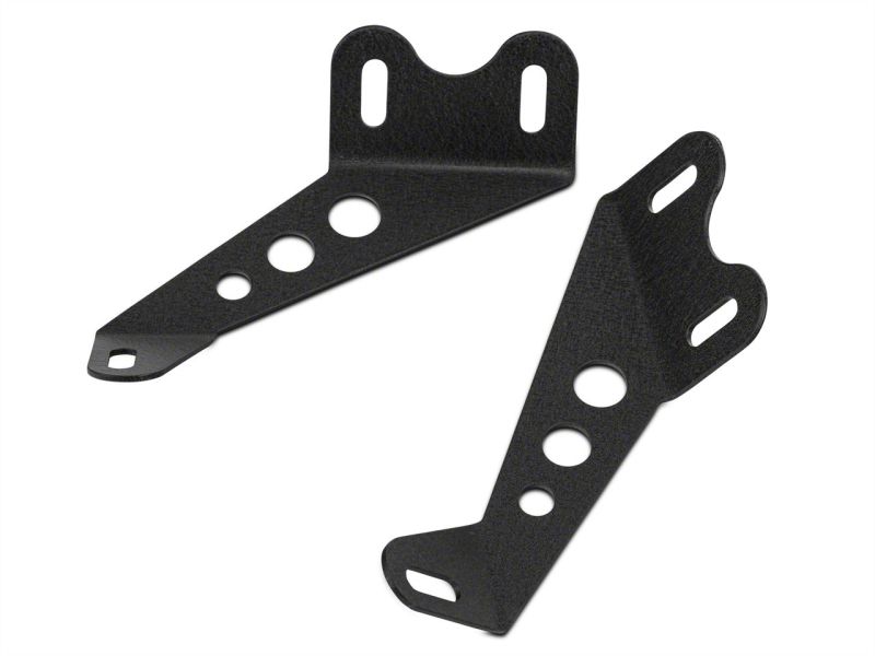 Raxiom 07-18 Jeep Wrangler JK 24-In Light Bar Hood Mounting Brackets Raxiom 07-18 Jeep Wrangler JK 24-In Light Bar Hood Mounting Brackets