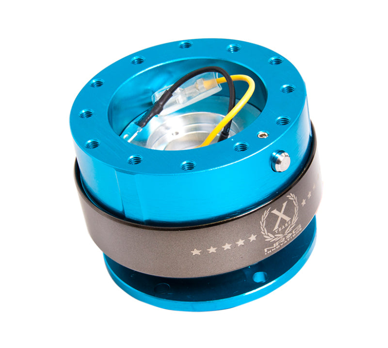 NRG Quick Release Gen 2.0 - New Blue Body / Titanium Chrome Ring NRG Quick Release Gen 2.0 - New Blue Body / Titanium Chrome Ring