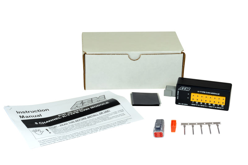 AEM 8 Channel K-Type Thermocouple EGT CAN Module AEM 8 Channel K-Type Thermocouple EGT CAN Module