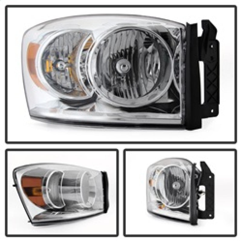 xTune Dodge Ram 1500 06-08 / Ram 2500/3500 06-09 Amber Crystal Headlights Chrome HD-JH-DR06-AM-C xTune Dodge Ram 1500 06-08 / Ram 2500/3500 06-09 Amber Crystal Headlights Chrome HD-JH-DR06-AM-C