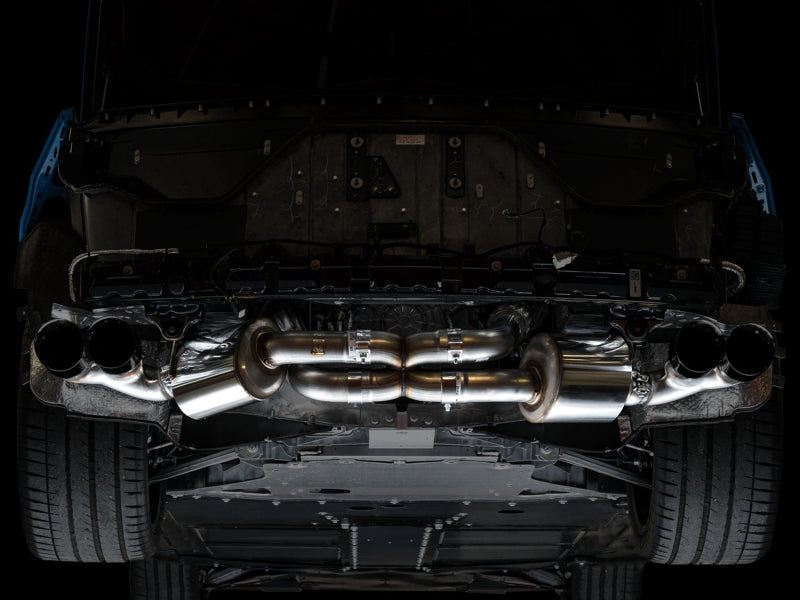 AWE Tuning 2020 Chevrolet Corvette (C8) Touring Edition Exhaust - Quad Diamond Black Tips AWE Tuning 2020 Chevrolet Corvette (C8) Touring Edition Exhaust - Quad Diamond Black Tips