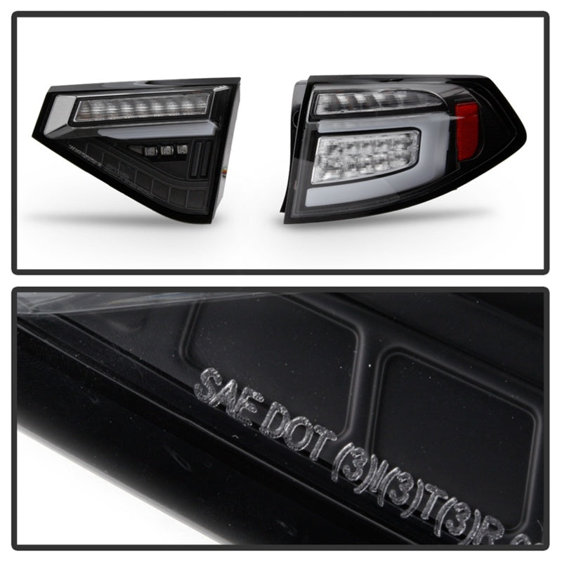 Spyder 08-14 Subara Impreza WRX Hatchback LED Tail Lights Seq Signal Black ALT-YD-SI085D-SEQ-BK Spyder 08-14 Subara Impreza WRX Hatchback LED Tail Lights Seq Signal Black ALT-YD-SI085D-SEQ-BK