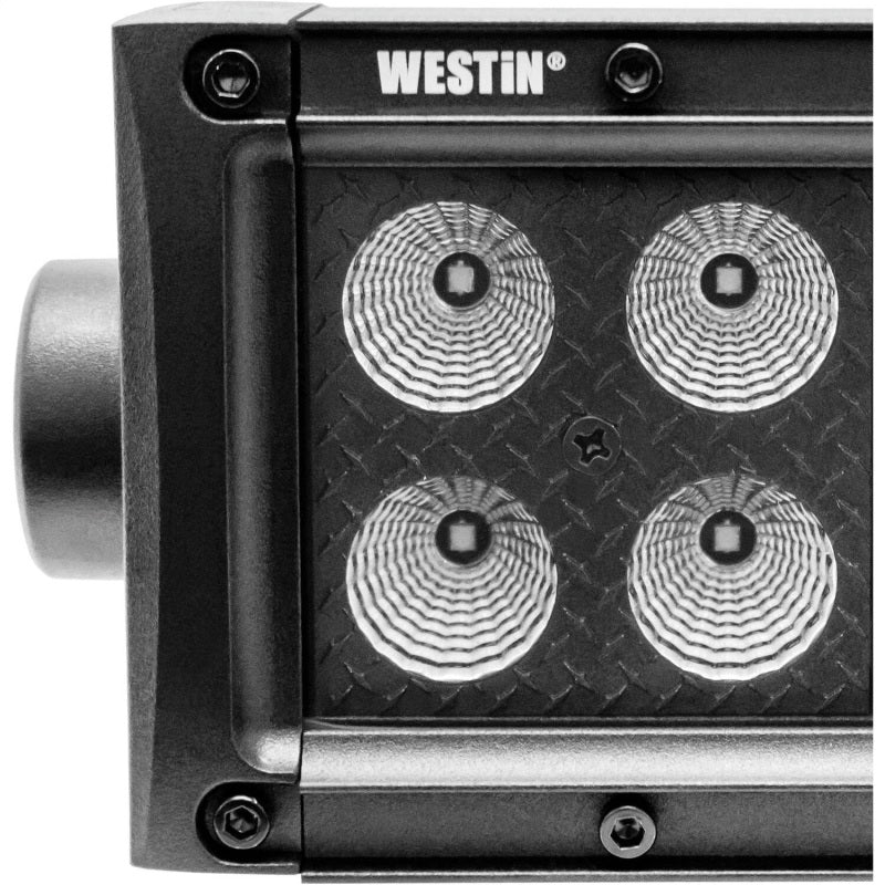 Westin B-FORCE LED Light Bar Double Row 4 inch Flood w/3W Cree - Black Westin B-FORCE LED Light Bar Double Row 4 inch Flood w/3W Cree - Black