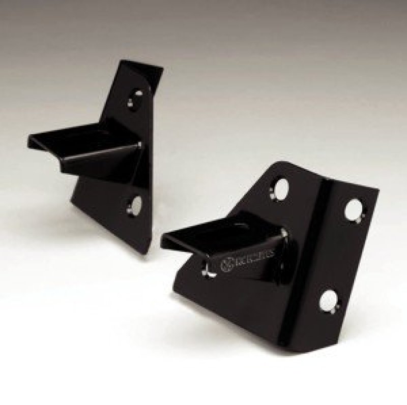 KC HiLiTES 86-95 Jeep YJ Windshield Hinge Light Mount Bracket Set (Pair) - Black KC HiLiTES 86-95 Jeep YJ Windshield Hinge Light Mount Bracket Set (Pair) - Black