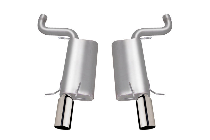 Gibson 06-08 Cadillac STS V 4.4L 2.5in Axle-Back Dual Exhaust - Stainless Gibson 06-08 Cadillac STS V 4.4L 2.5in Axle-Back Dual Exhaust - Stainless