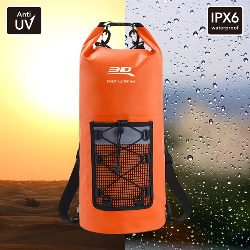 3D MAXpider Roll-Top Dry Bag Backpack - Black 3D MAXpider Roll-Top Dry Bag Backpack - Black