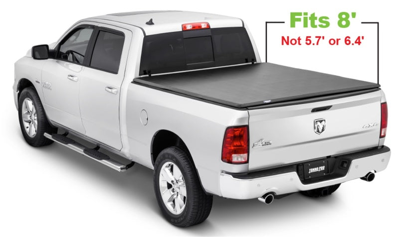 Tonno Pro 02-19 Dodge RAM 1500 8ft Fleetside Tonno Fold Tri-Fold Tonneau Cover Tonno Pro 02-19 Dodge RAM 1500 8ft Fleetside Tonno Fold Tri-Fold Tonneau Cover