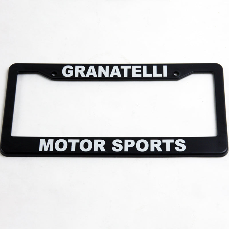 Granatelli Granatelli Motor Sports License Plate Frame Granatelli Granatelli Motor Sports License Plate Frame