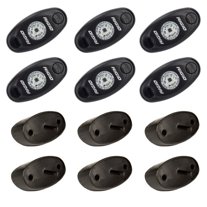 Rigid Industries Rock Light Kit- Blue (6 lights) Rigid Industries Rock Light Kit- Blue (6 lights)