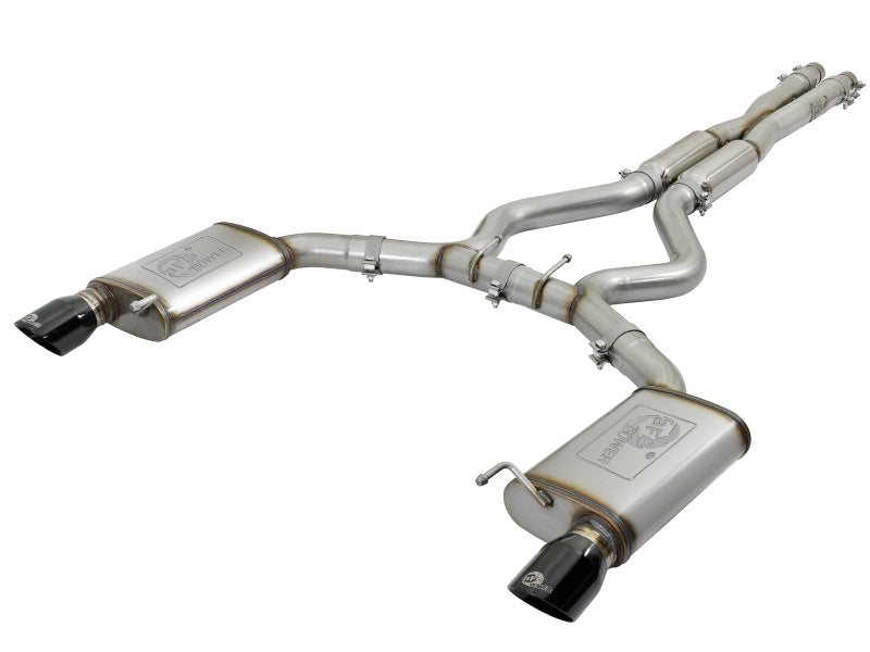 aFe 20-22 Audi RS6 Avant V8 4L (tt) MACH Force-Xp 3in to 2.5in 304 SS Cat-Back Exhaust w/ Black Tip aFe 20-22 Audi RS6 Avant V8 4L (tt) MACH Force-Xp 3in to 2.5in 304 SS Cat-Back Exhaust w/ Black Tip