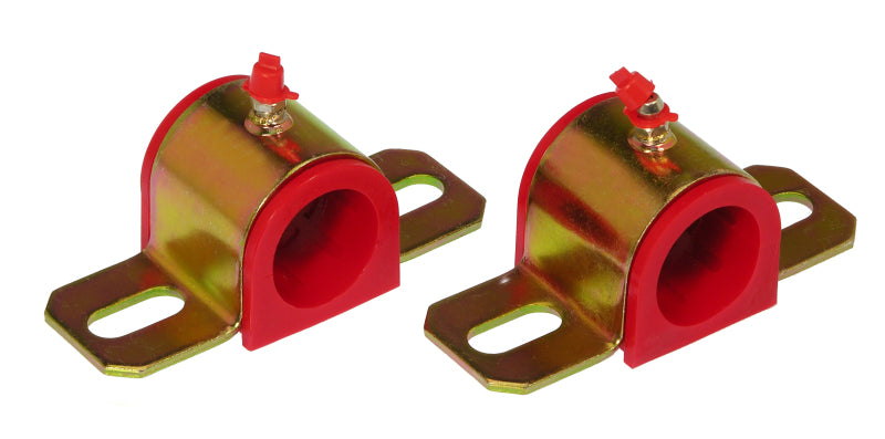 Prothane Universal Greasable Sway Bar Bushings - 1 1/4in - Type B Bracket - Red Prothane Universal Greasable Sway Bar Bushings - 1 1/4in - Type B Bracket - Red