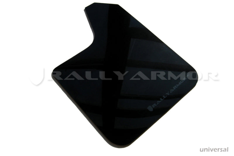 Rally Armor Universal Fit (No Hardware) Black UR Mud Flap w/ Grey Logo Rally Armor Universal Fit (No Hardware) Black UR Mud Flap w/ Grey Logo