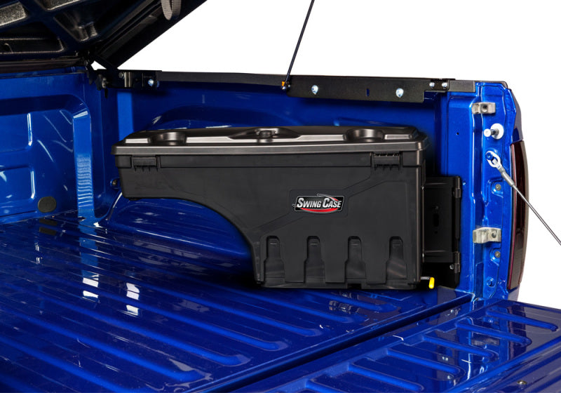 UnderCover 02-18 Ram 1500 (19-20 Classic) / 03-20 Ram 2500 Passengers Side Swing Case - Black Smooth UnderCover 02-18 Ram 1500 (19-20 Classic) / 03-20 Ram 2500 Passengers Side Swing Case - Black Smooth
