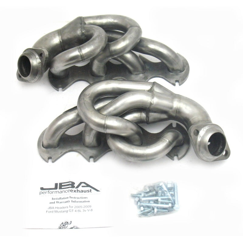 JBA 05-10 Ford Mustang 4.6L 3V 1-5/8in Primary Raw 409SS Cat4Ward Header JBA 05-10 Ford Mustang 4.6L 3V 1-5/8in Primary Raw 409SS Cat4Ward Header