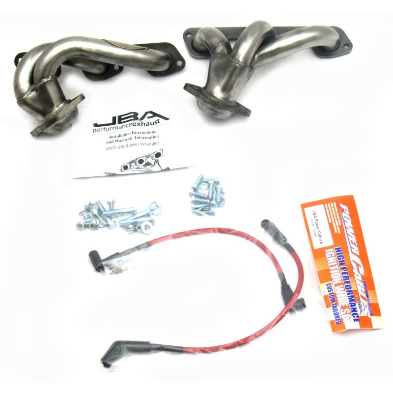 JBA 07-11 Jeep 3.8L V6 1-1/2in Primary Raw 409SS Cat4Ward Header JBA 07-11 Jeep 3.8L V6 1-1/2in Primary Raw 409SS Cat4Ward Header