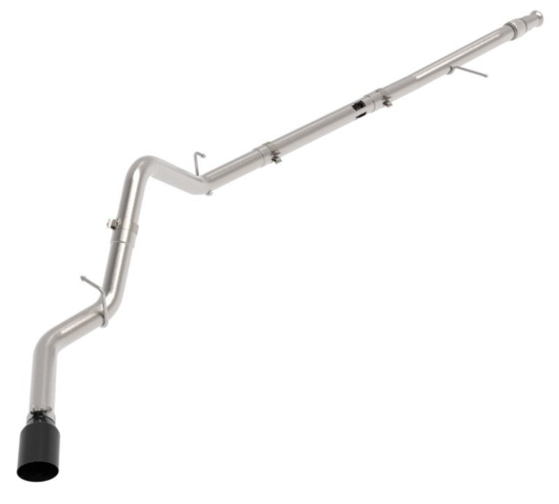 aFe Large Bore-HD 3in 409SS DPF-Back 20-21 GM Trucks L6-3.0L (td) LM2 - Black Tip aFe Large Bore-HD 3in 409SS DPF-Back 20-21 GM Trucks L6-3.0L (td) LM2 - Black Tip
