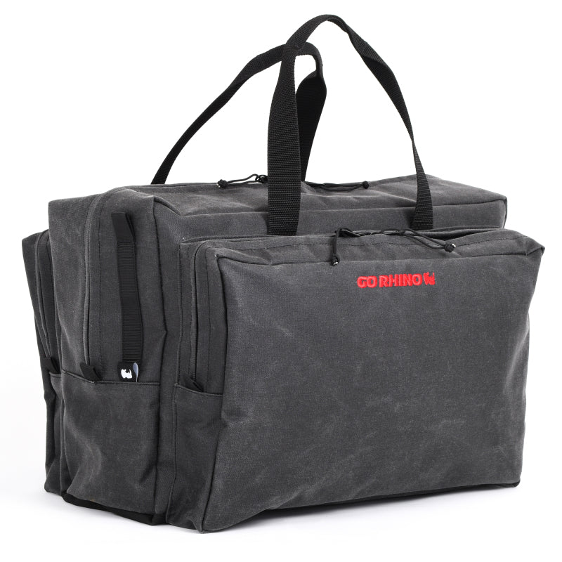 Go Rhino XVenture Gear Bag - Large (13x14x22in. Closed) 12oz Waxed Canvas - Black Go Rhino XVenture Gear Bag - Large (13x14x22in. Closed) 12oz Waxed Canvas - Black