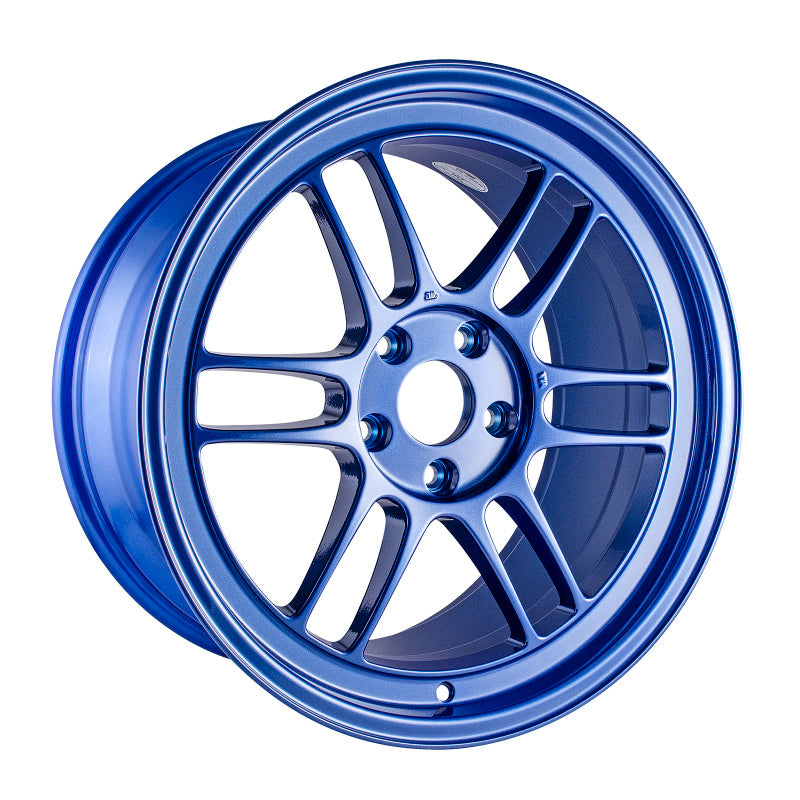 Enkei RPF1 18x9.5 5x114.3 38mm Offset 73mm Victory Bore Blue Wheel (MOQ 40) Enkei RPF1 18x9.5 5x114.3 38mm Offset 73mm Victory Bore Blue Wheel (MOQ 40)